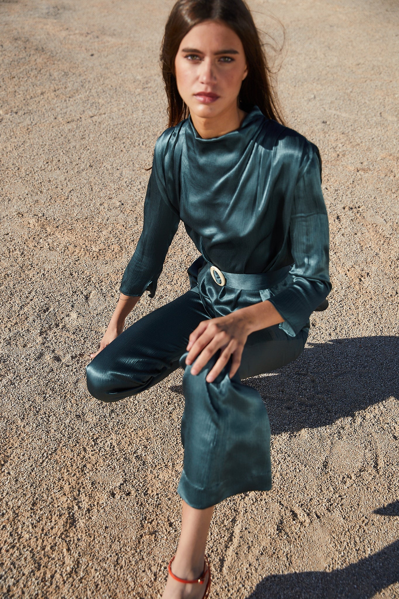 VALERIA SATIN TUNIC