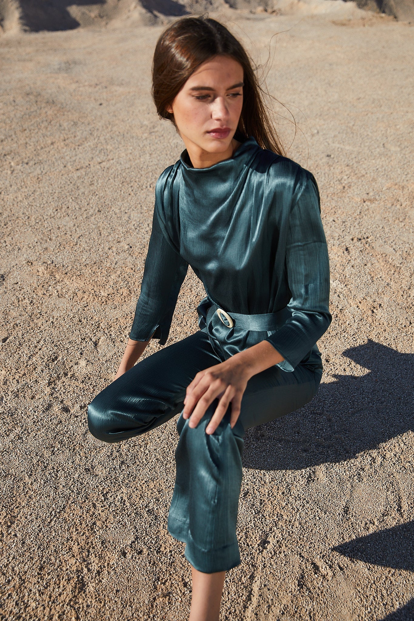 VALERIA SATIN TUNIC