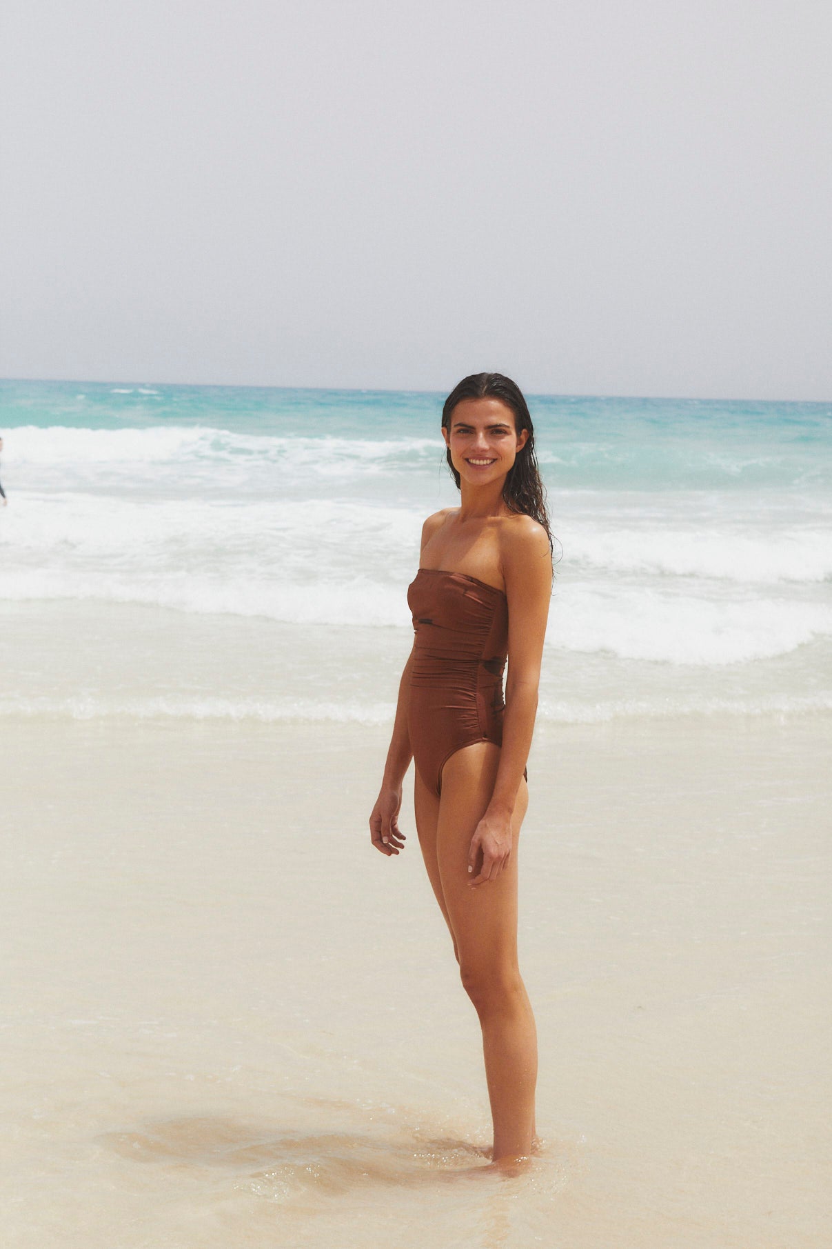 LILY BROWN SWIMSUIT