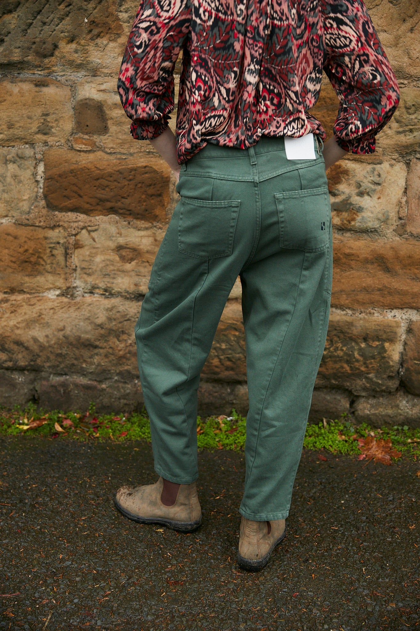 GREEN CARGO JEANS