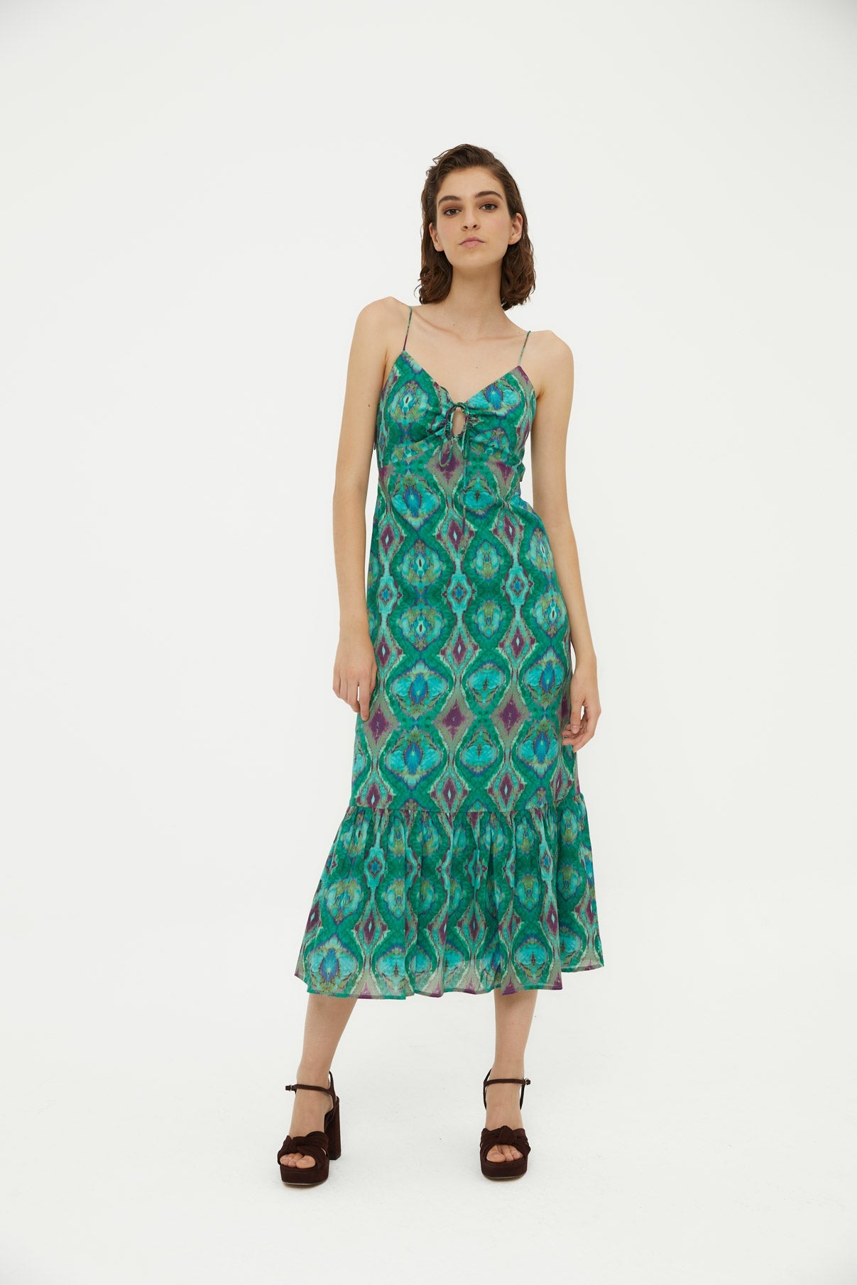 IBIZA INDIA GREEN DRESS