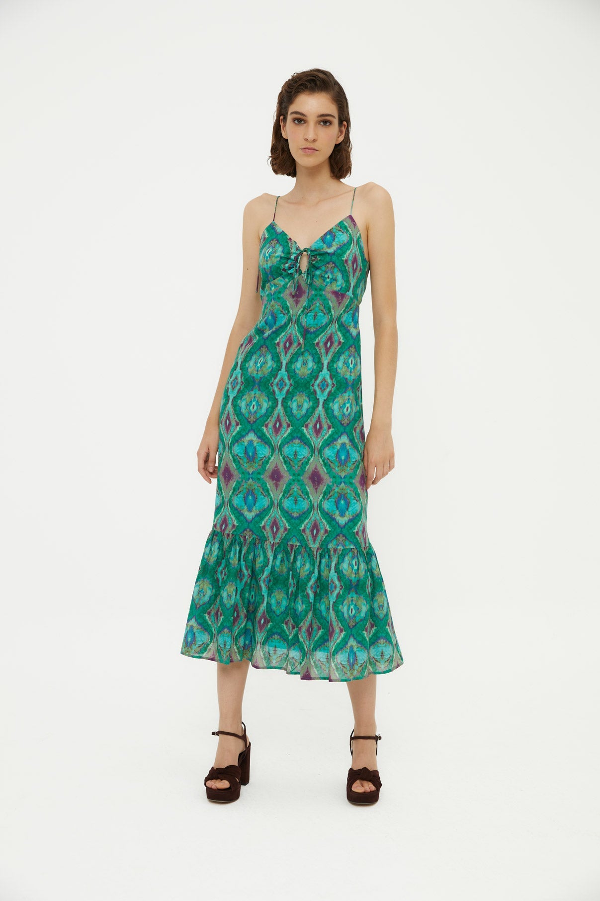 IBIZA INDIA GREEN DRESS