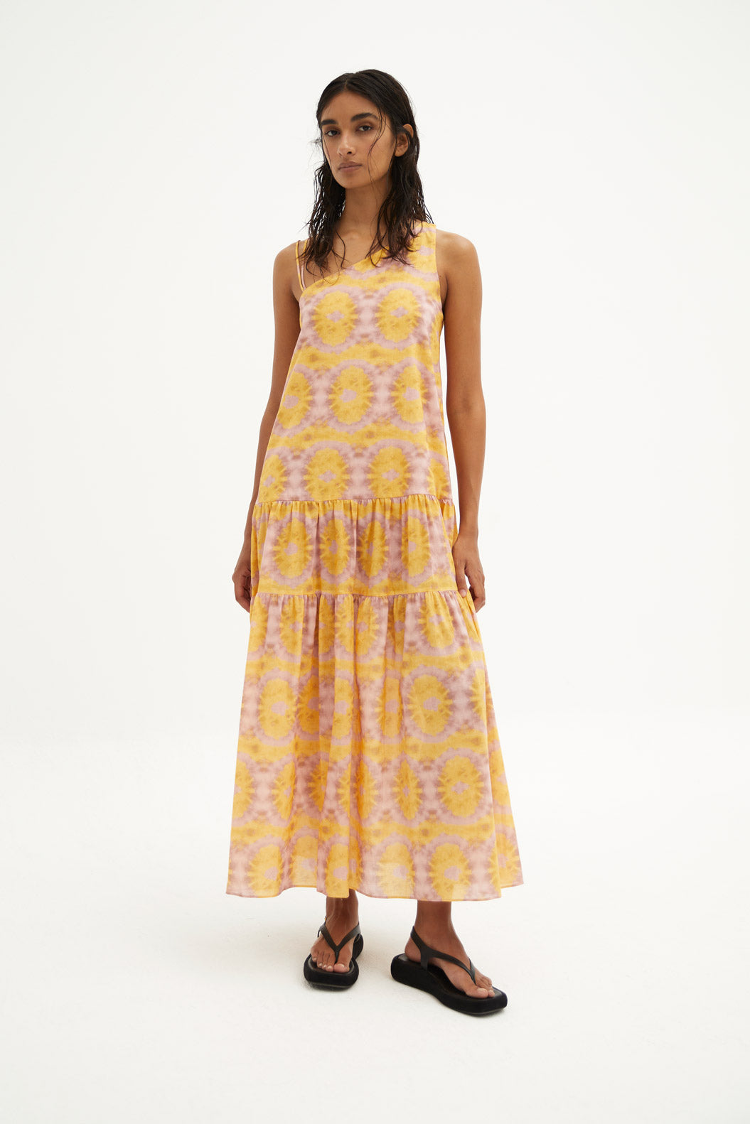 MALLORCA INDIAN YELLOW DRESS