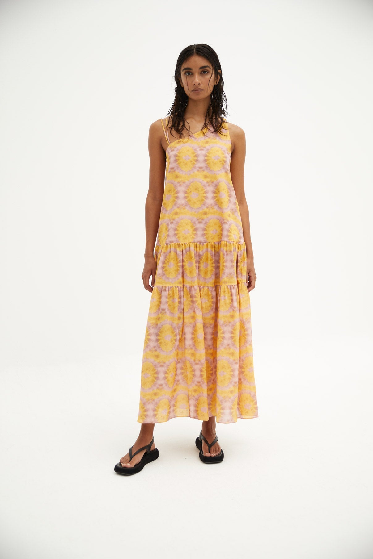 MALLORCA INDIAN YELLOW DRESS