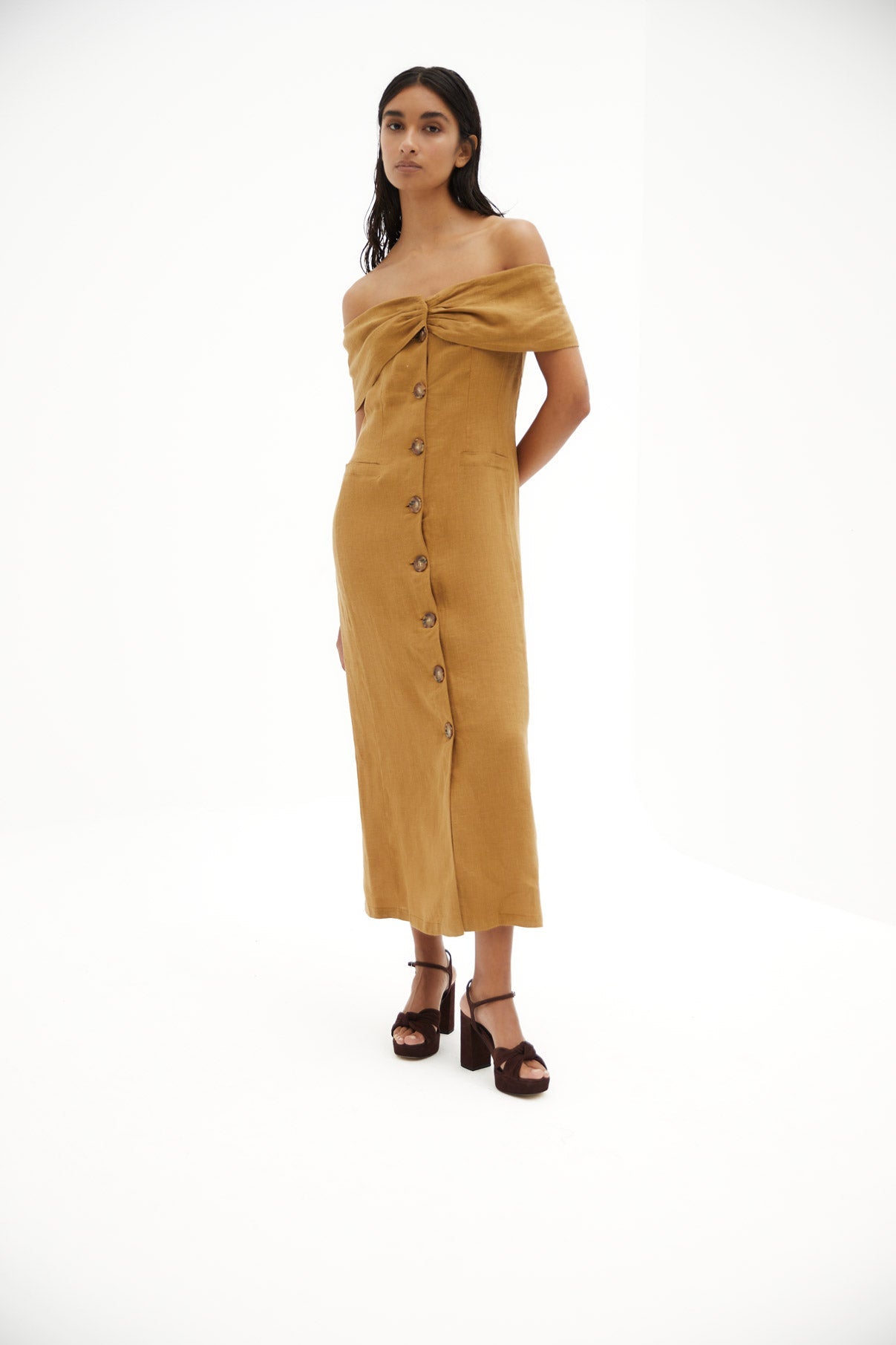 CABRERA CURRY LINEN DRESS