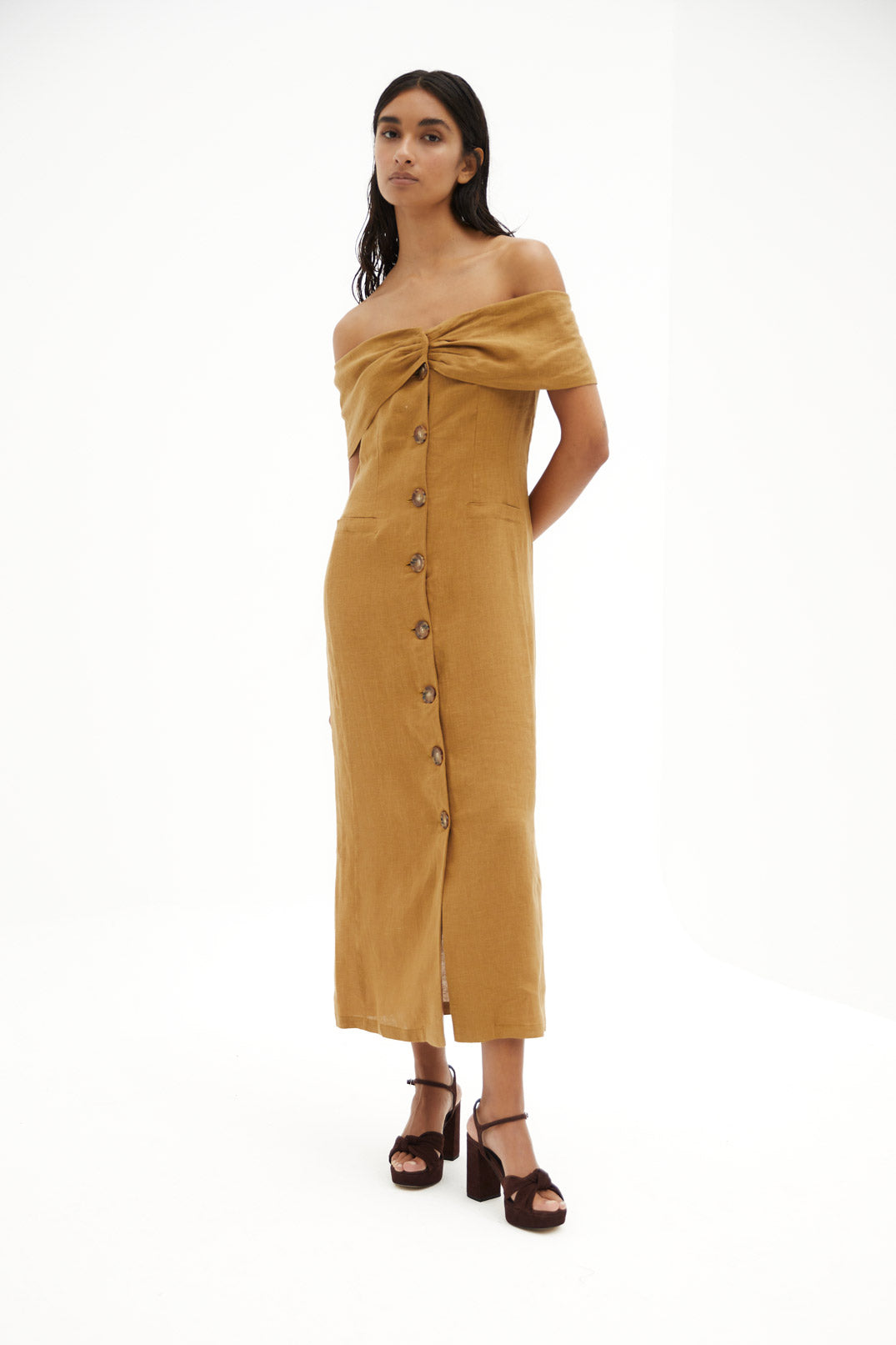 CABRERA CURRY LINEN DRESS