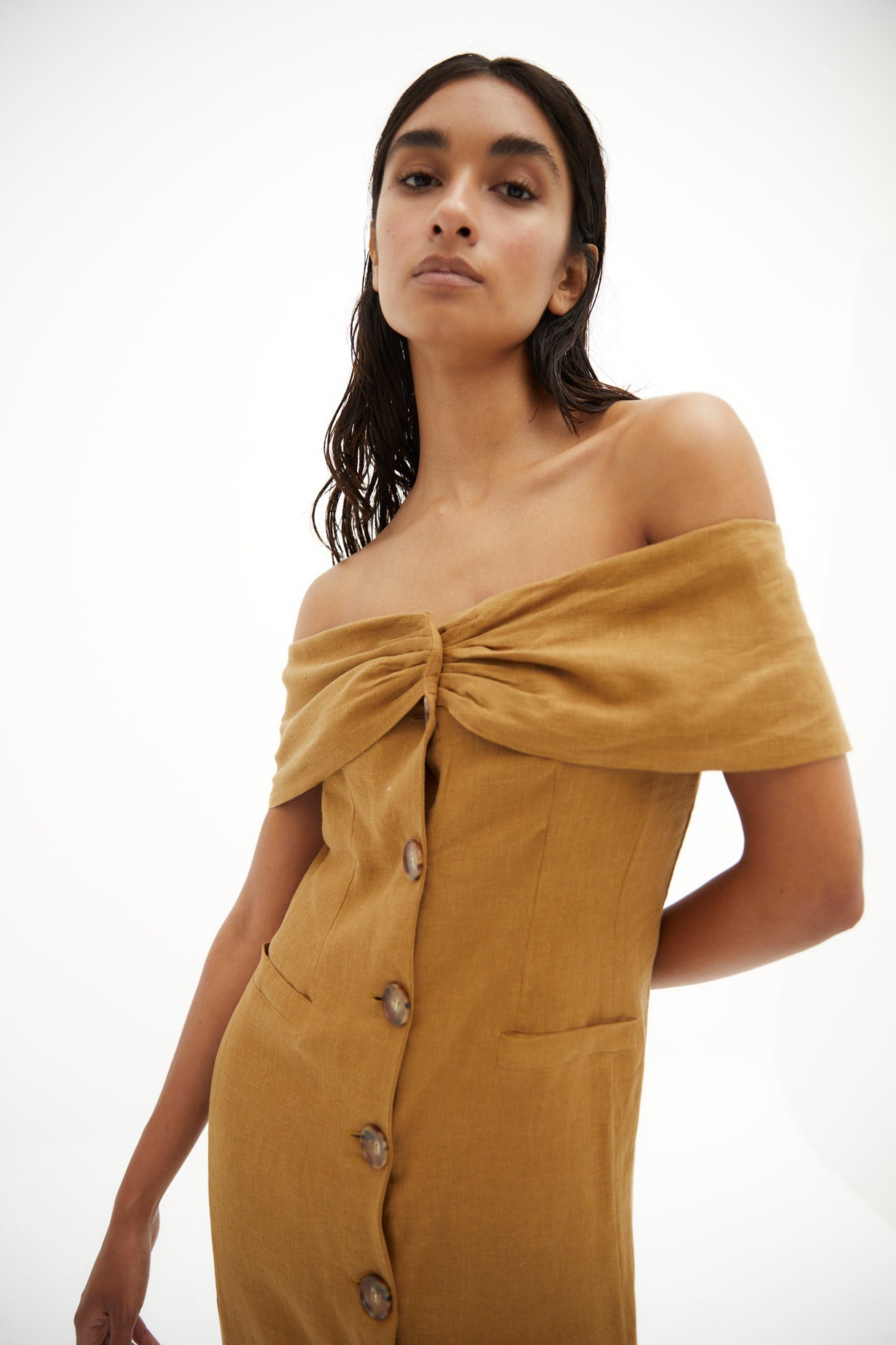 CABRERA CURRY LINEN DRESS
