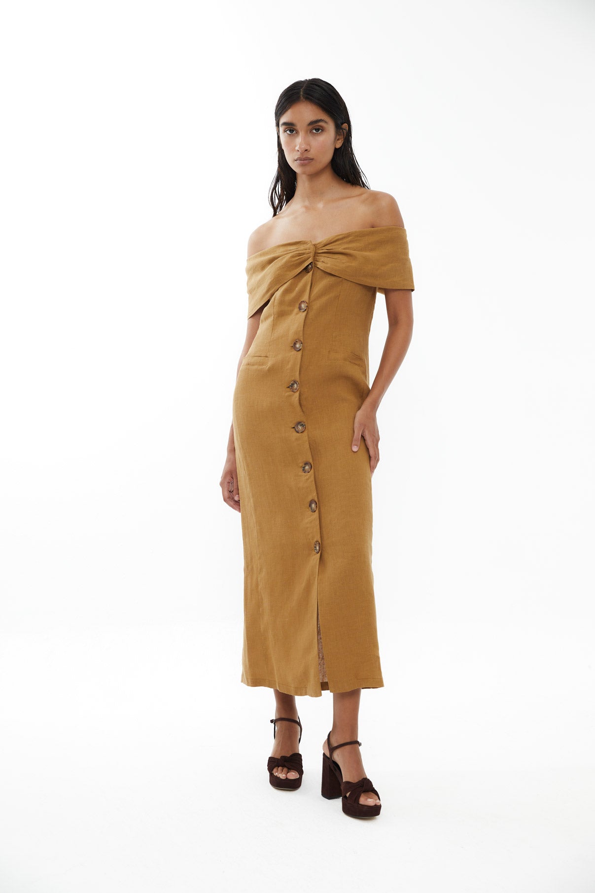 CABRERA CURRY LINEN DRESS