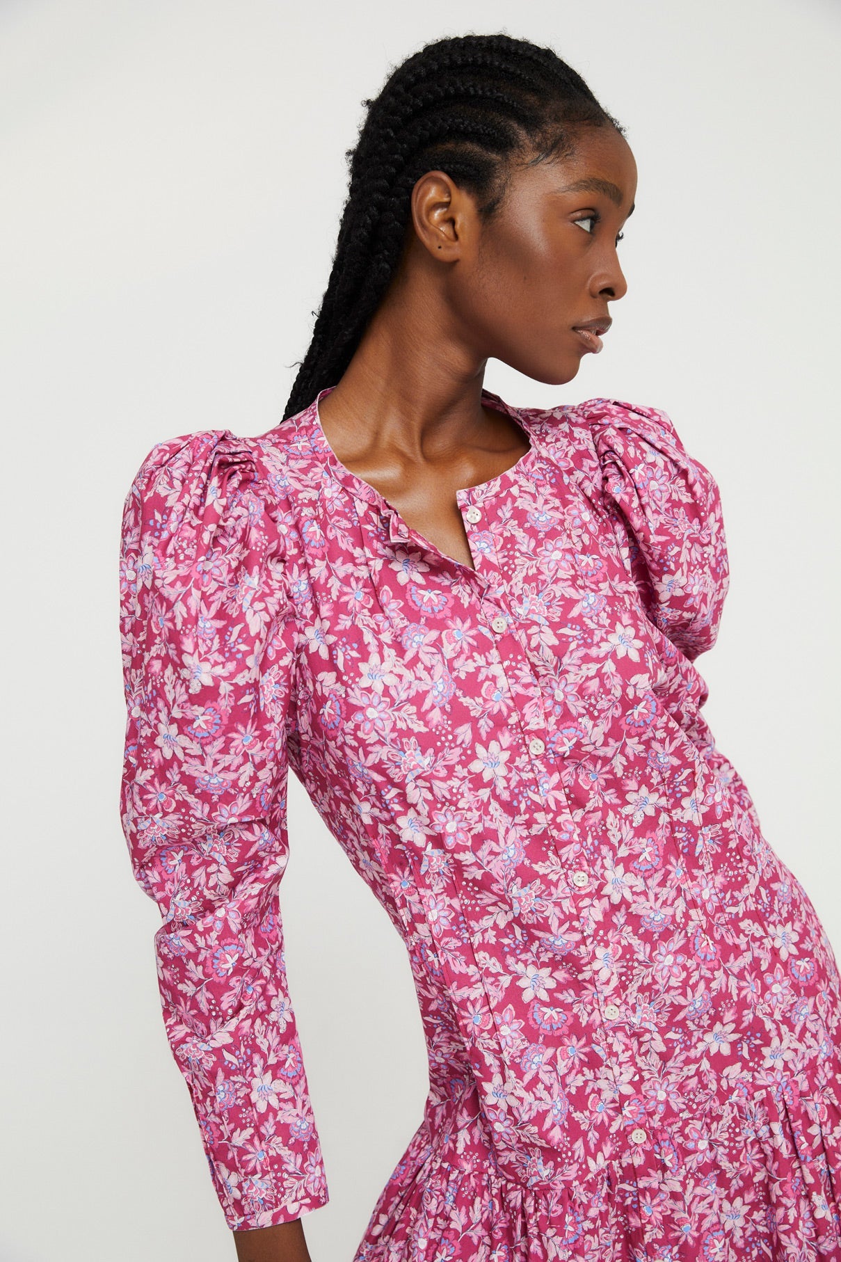 STRAWBERRY SPRING LANTERN DRESS