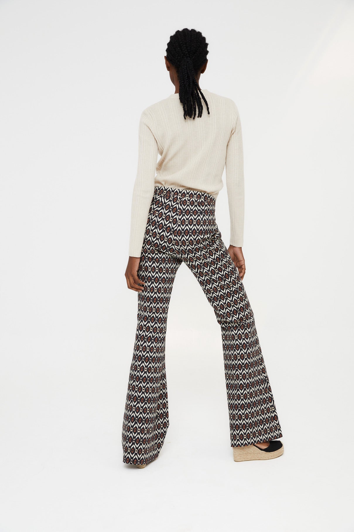 BLACK AZTEC EIGHTIES PANTS