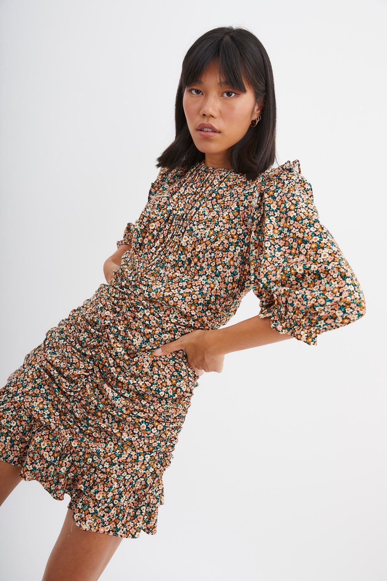 HIPPY FLOWER LANDA DRESS