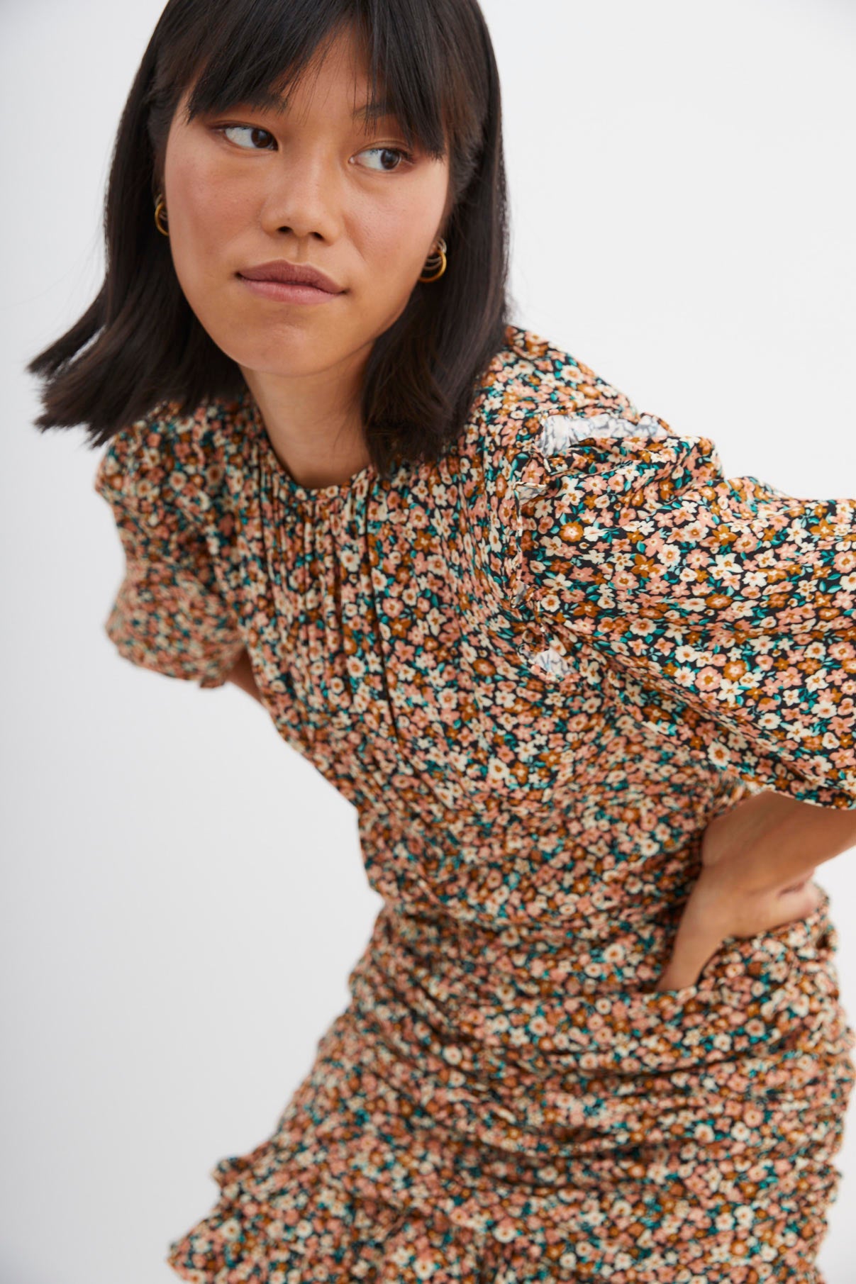 HIPPY FLOWER LANDA DRESS