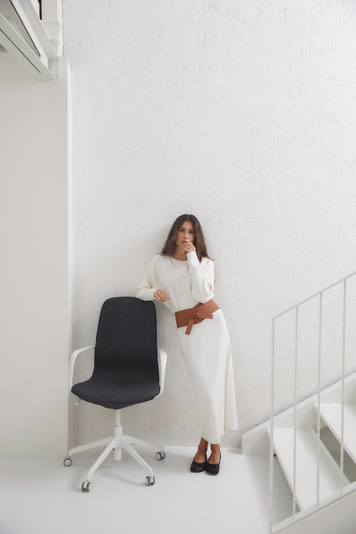 LUCIA DRESS RAW KNIT
