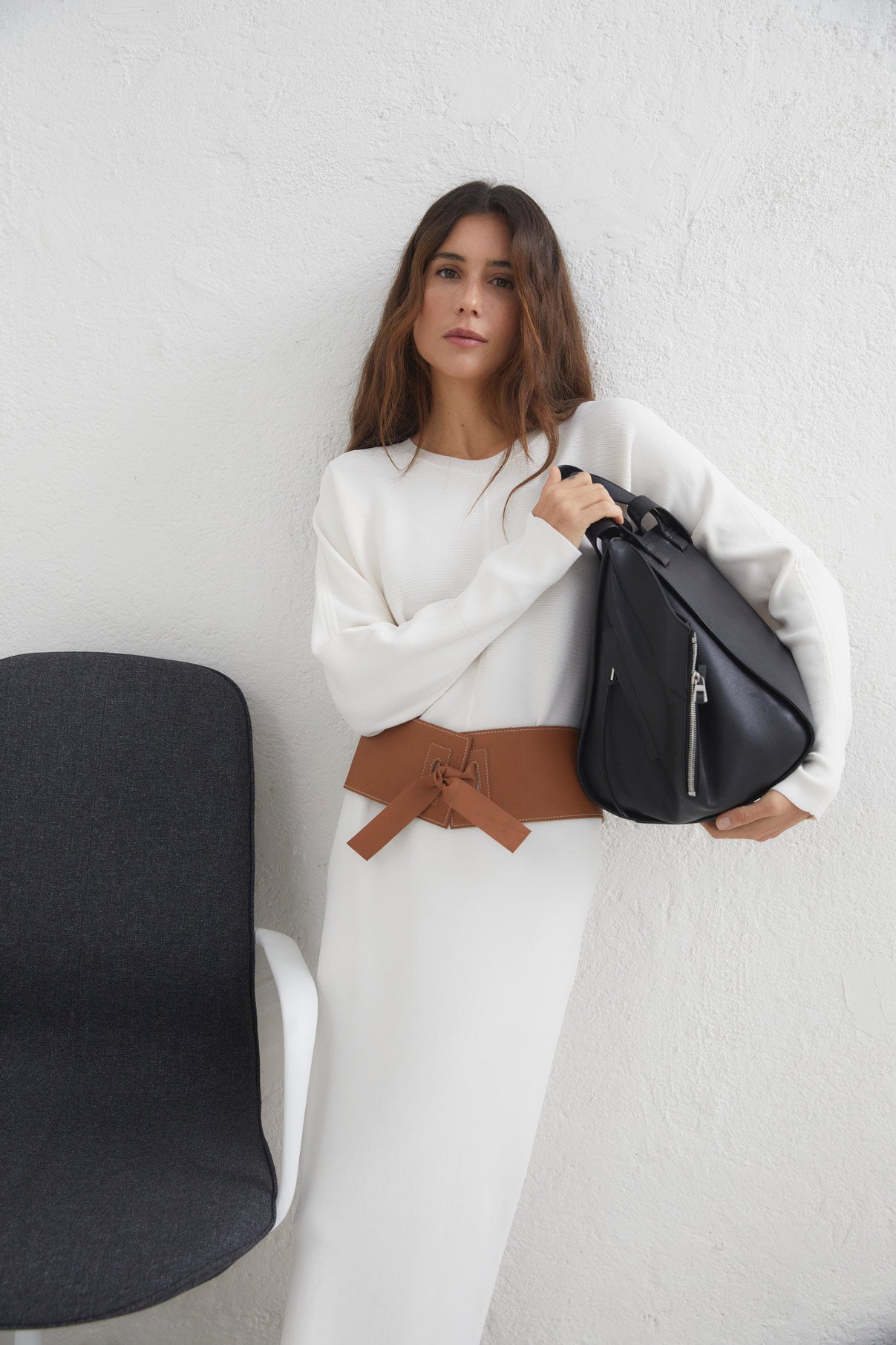 LUCIA DRESS RAW KNIT