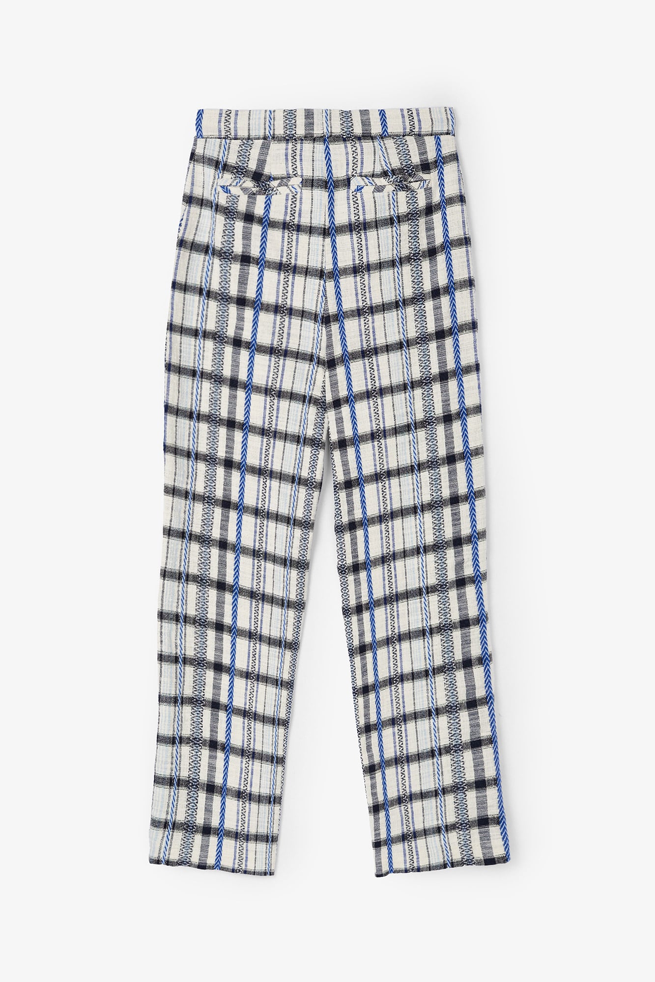 BRUNO BLUE CHECKS PANTS
