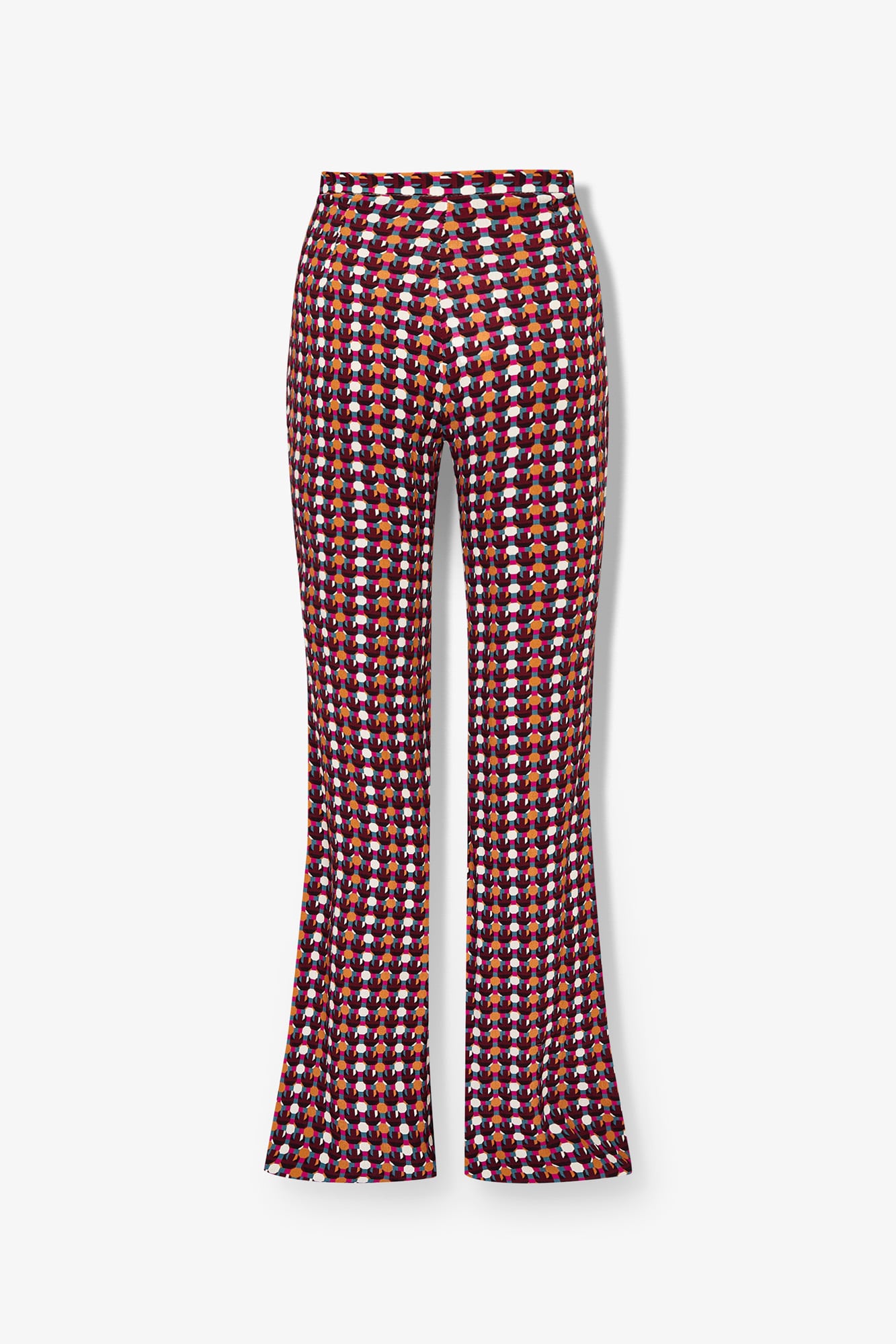 OPTICAL PLEAT PANTS