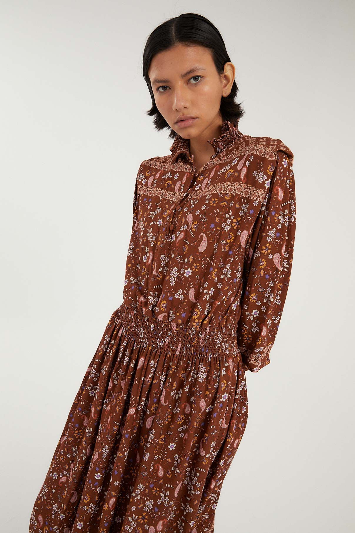 CAMEL GRECAS GRECAS DRESS