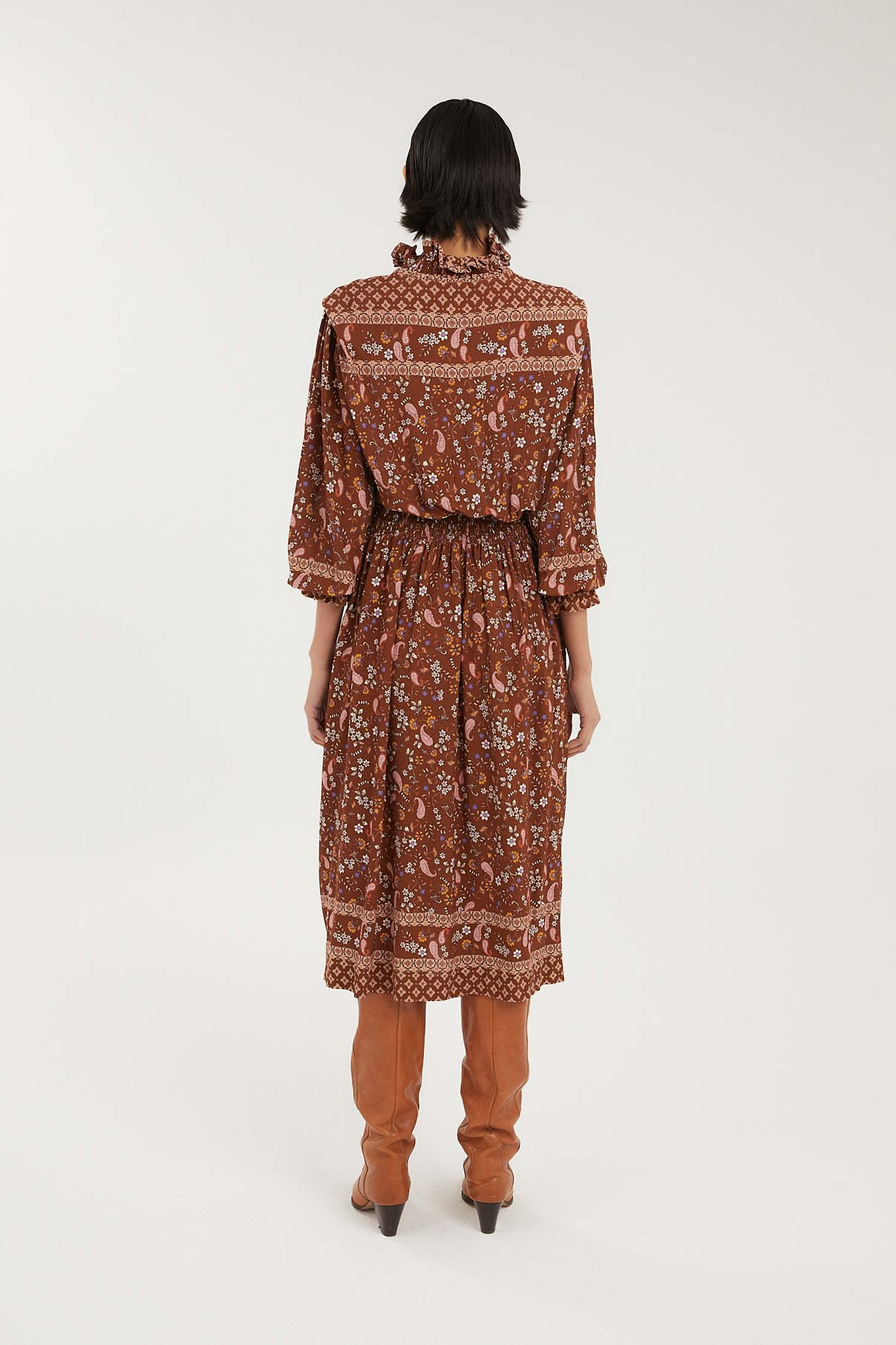 CAMEL GRECAS GRECAS DRESS