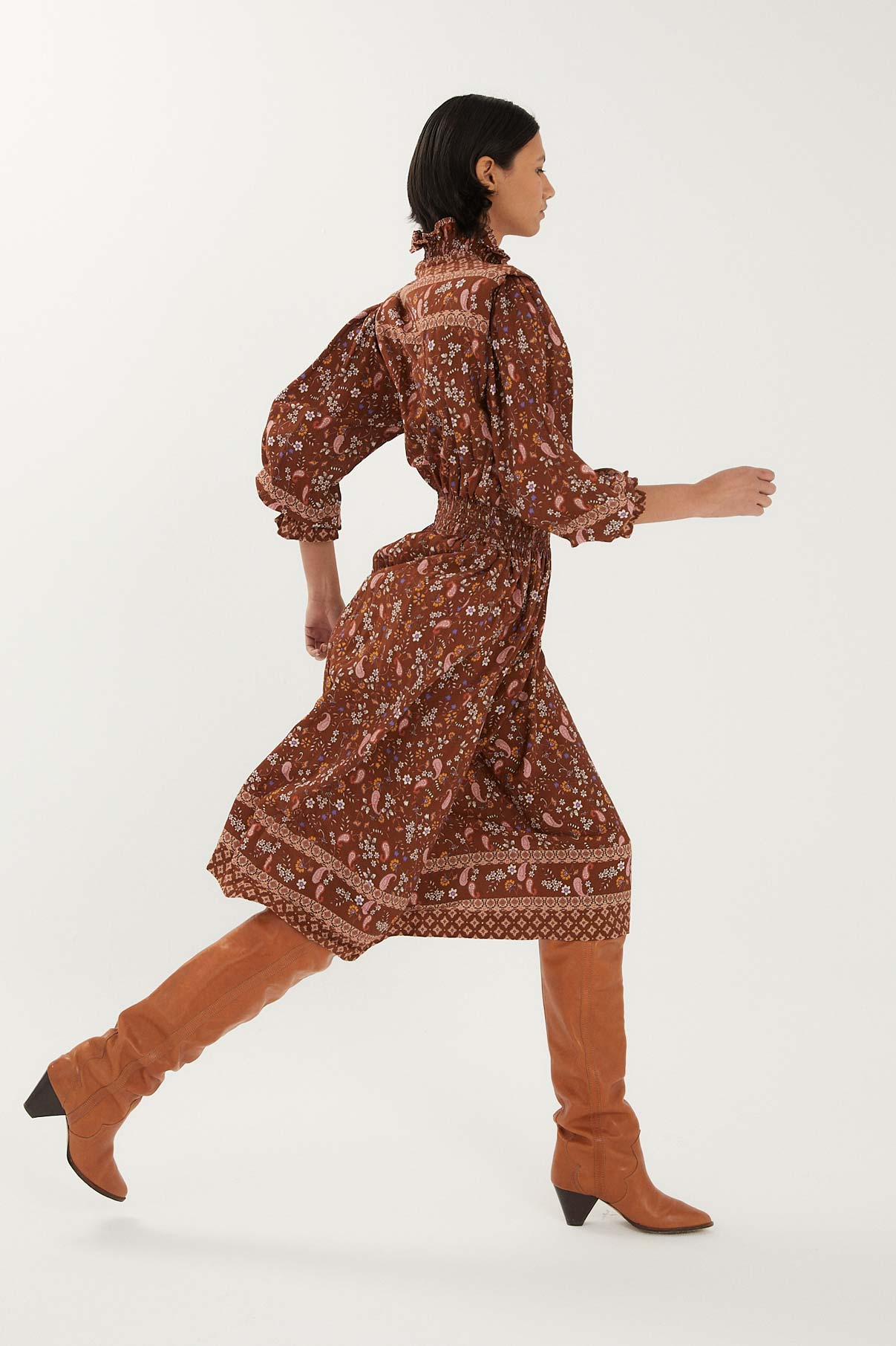 CAMEL GRECAS GRECAS DRESS
