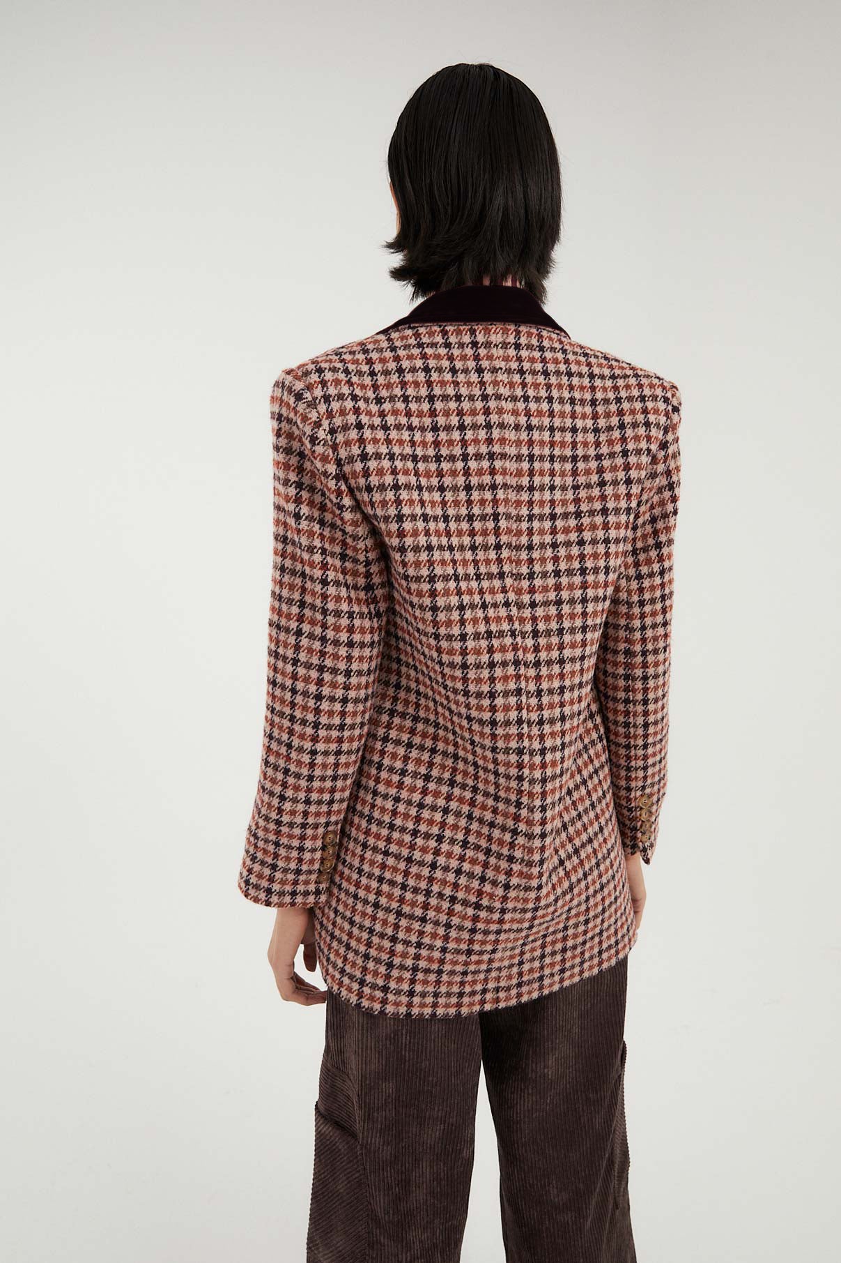 BLAZER TOP SUPER HARRIS ROSA