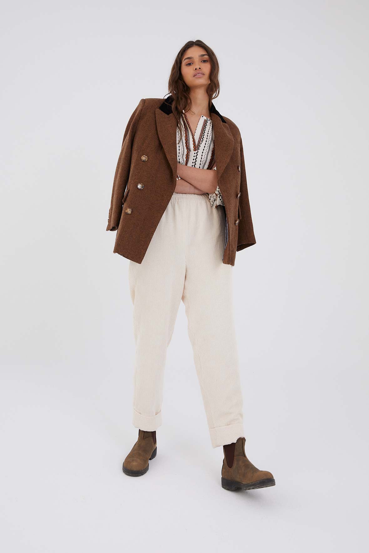 BLAZER PARIS ESPIGA CAMEL