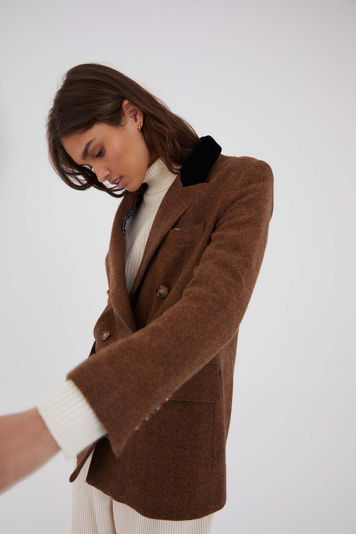 BLAZER PARIS ESPIGA CAMEL