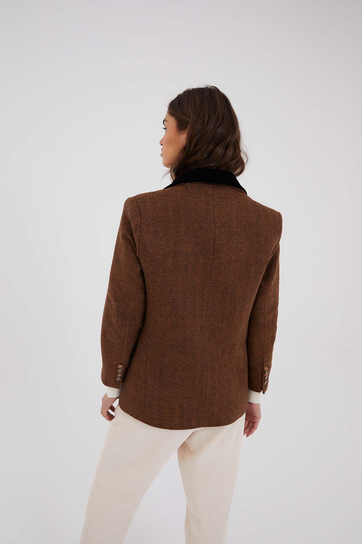 BLAZER PARIS ESPIGA CAMEL