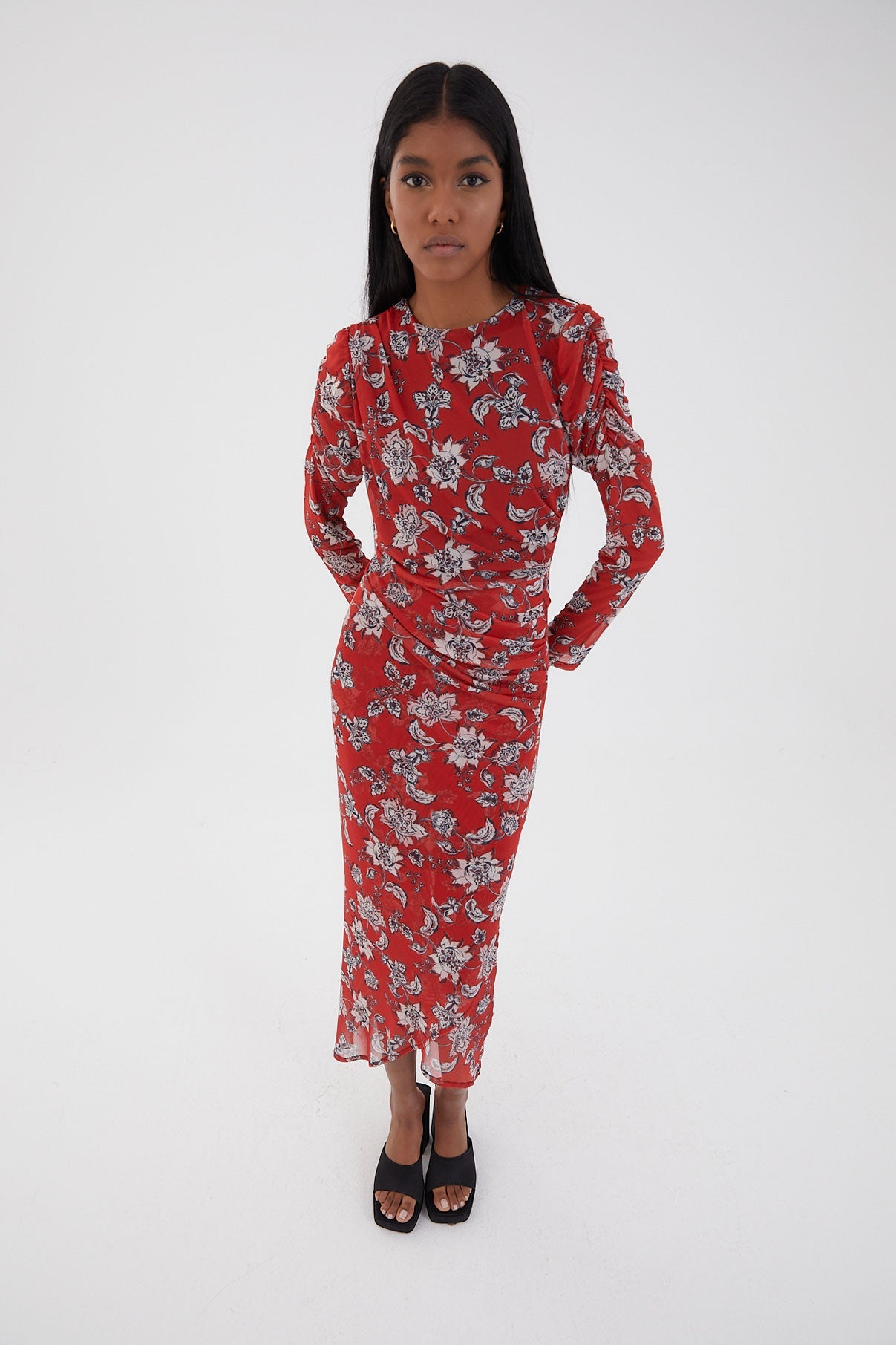 MARTINA DRESS FLOWER TULLE TILES