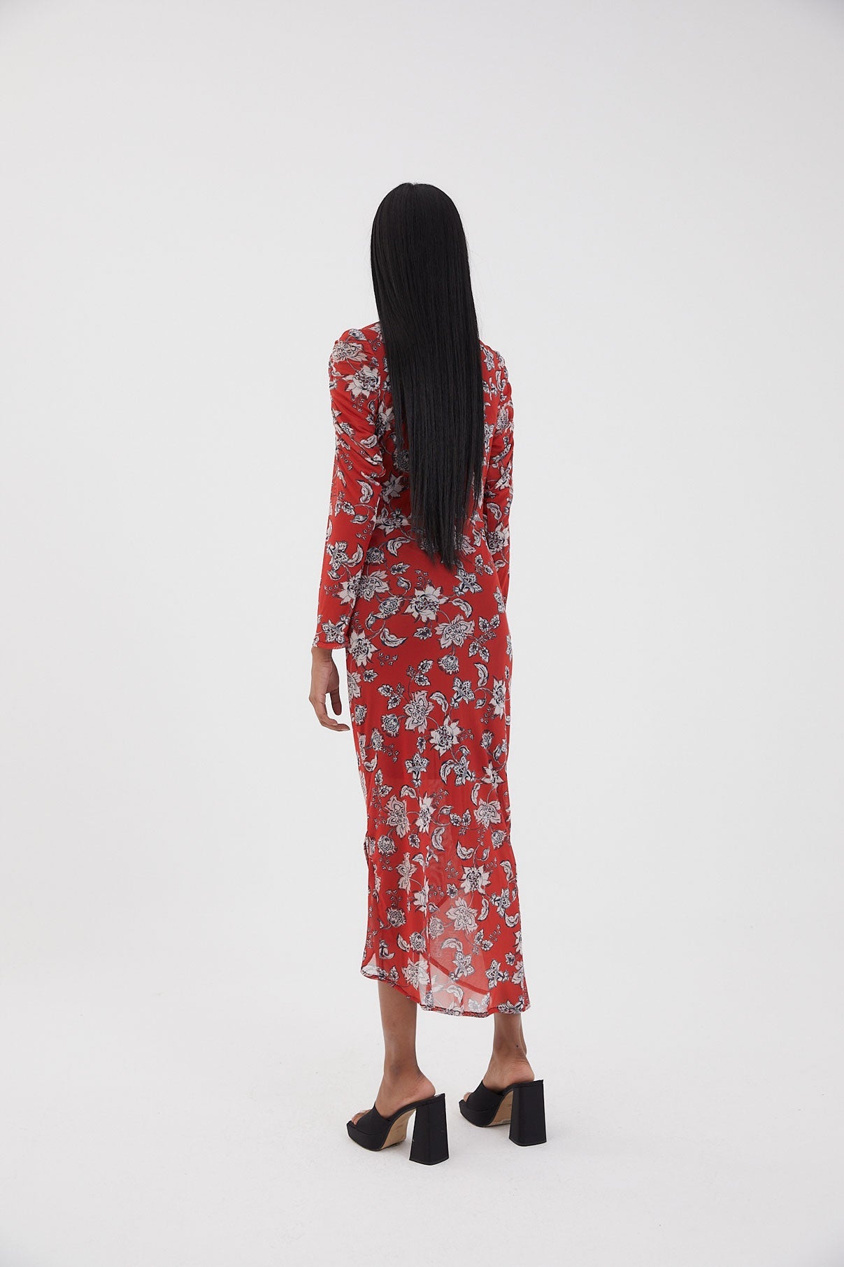 MARTINA DRESS FLOWER TULLE TILES