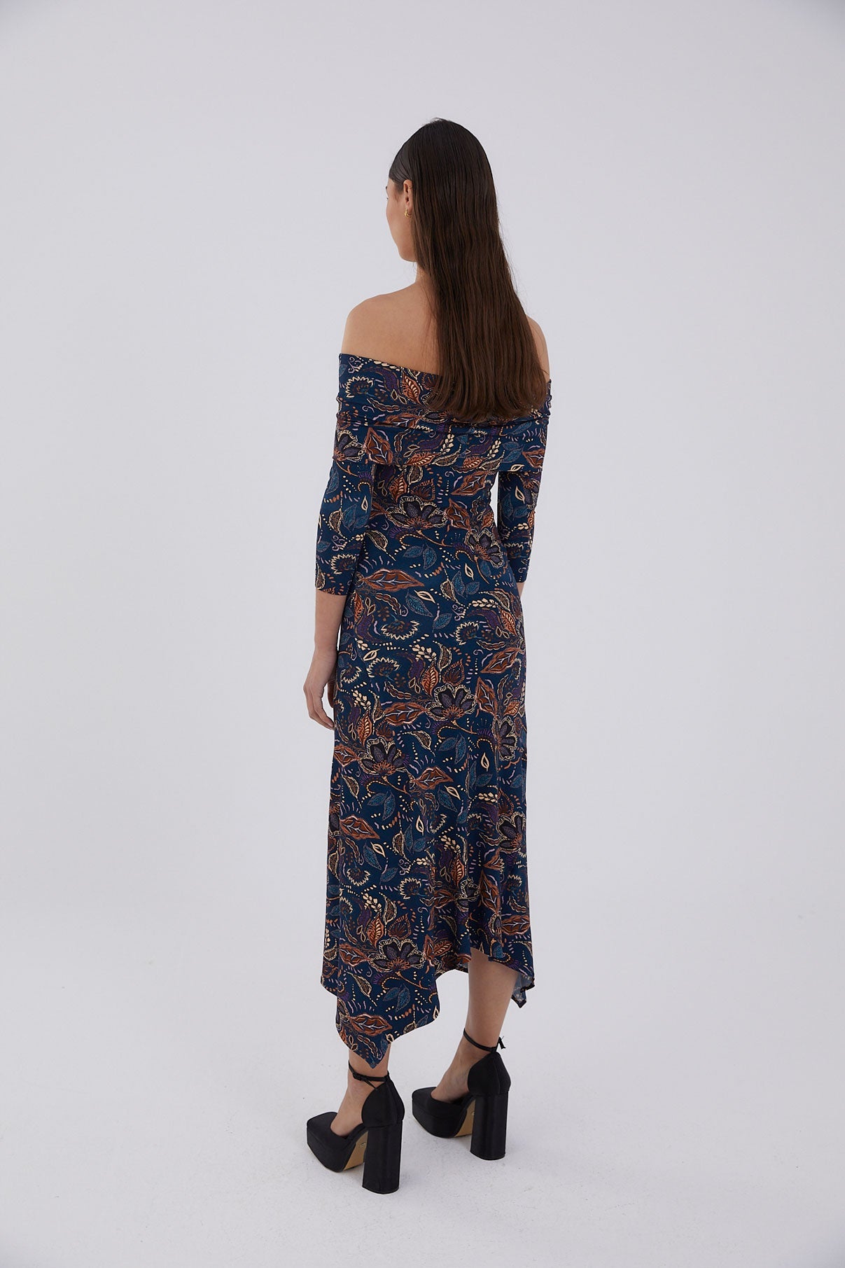 GILDA DRESS INDI BLUE KNIT