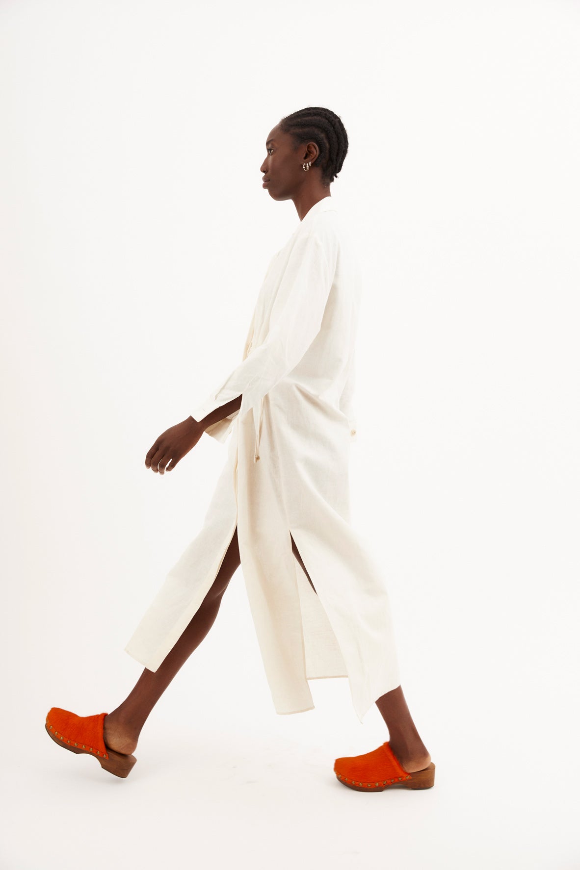 MARTA DRESS RAW LINEN