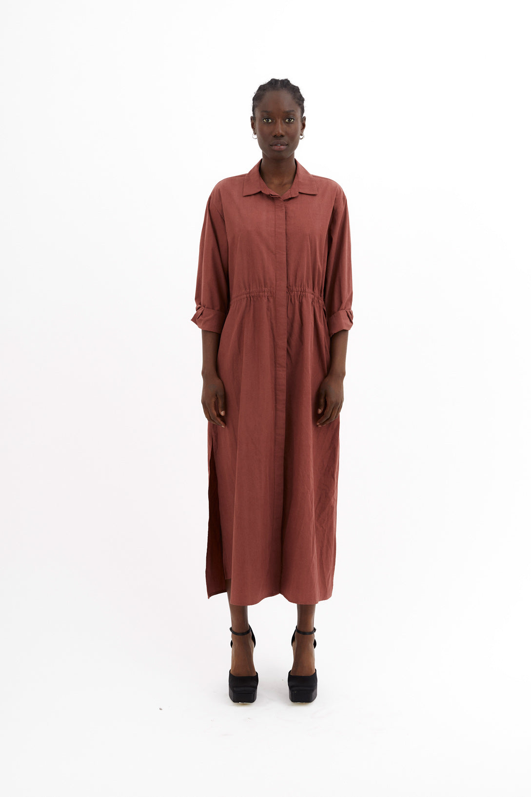 MARTA TERRACOTTA DRESS