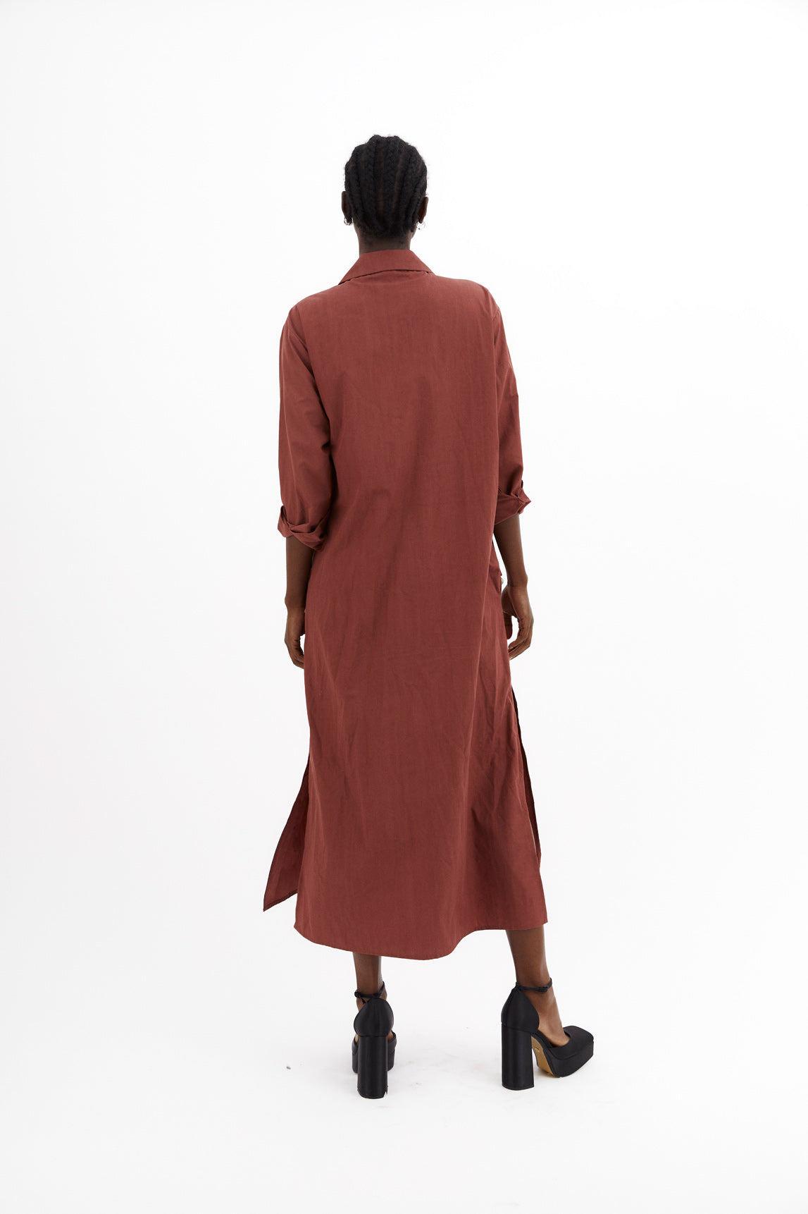 MARTA TERRACOTTA DRESS