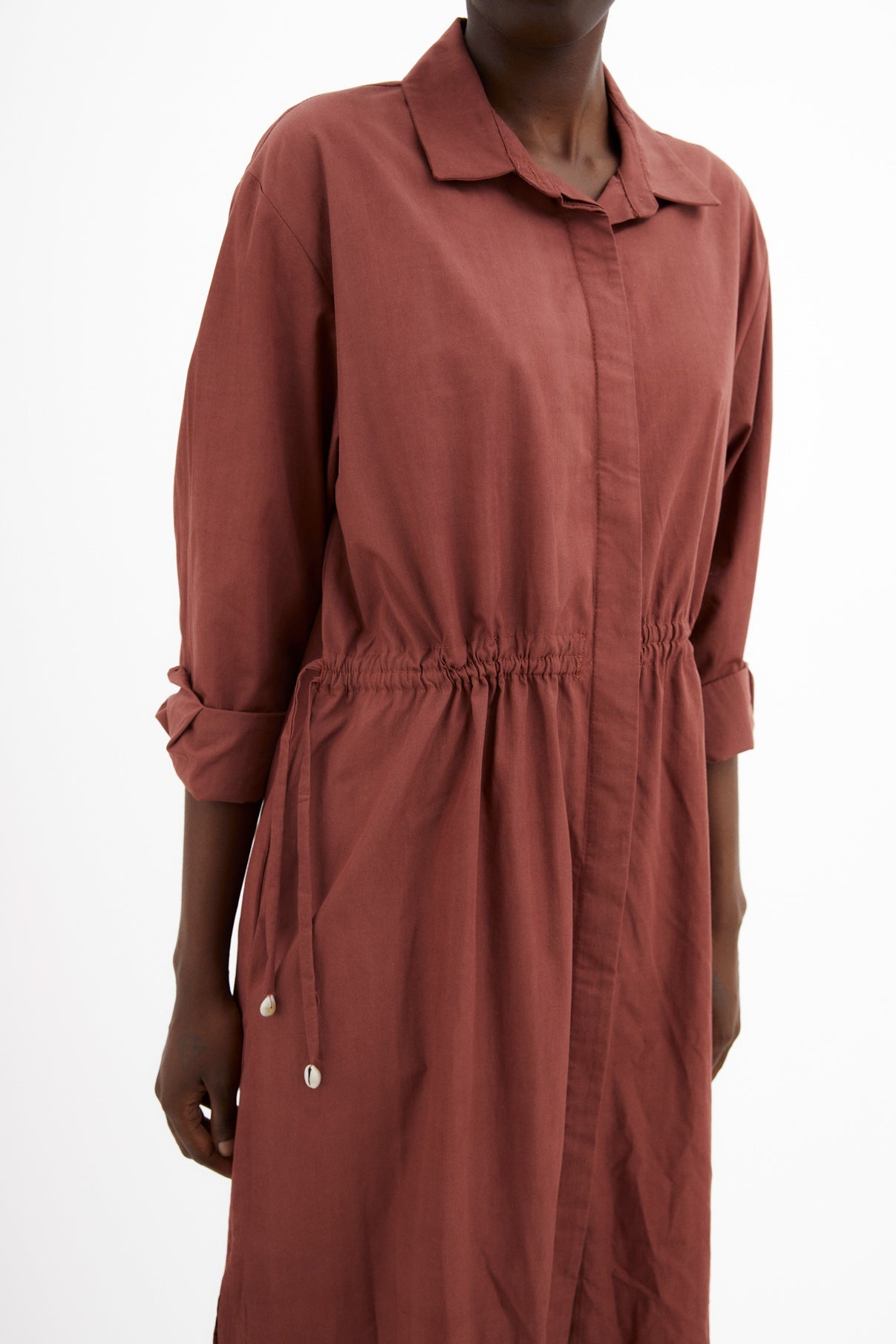 MARTA TERRACOTTA DRESS