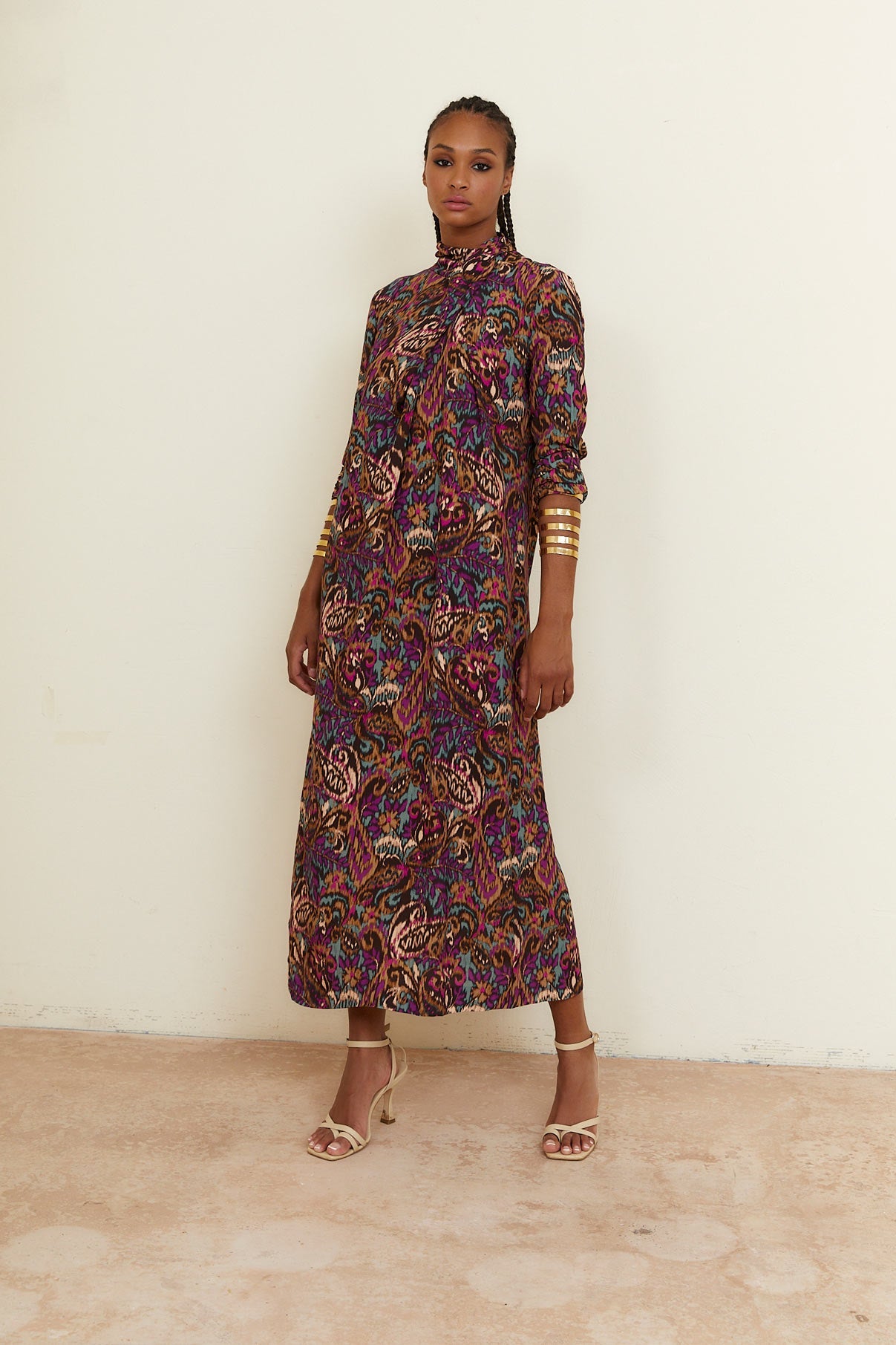 CLOTILDE DRESS IKAT FLOWER
