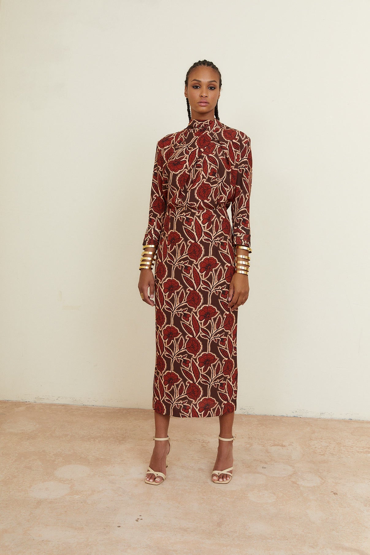CAMILA TUNIC PLUM FLOWER