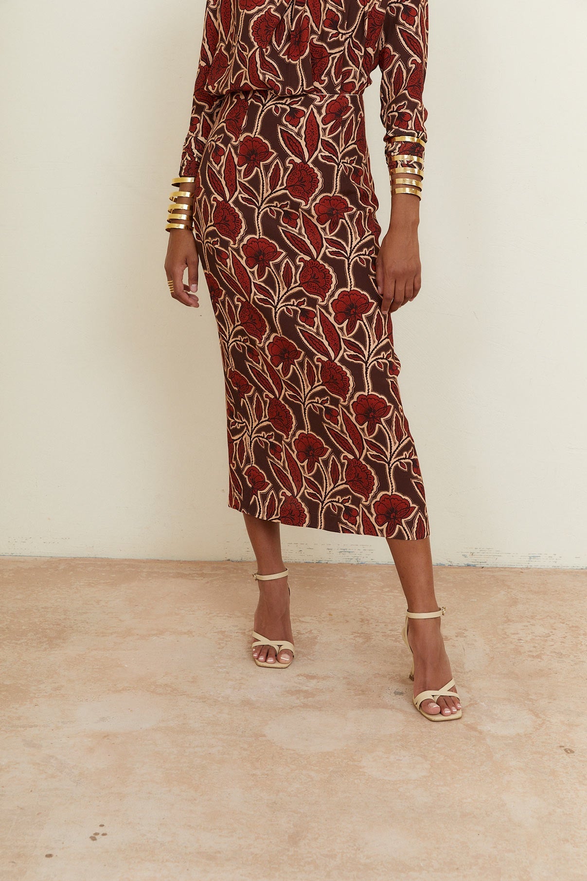 CAMILA TUNIC PLUM FLOWER