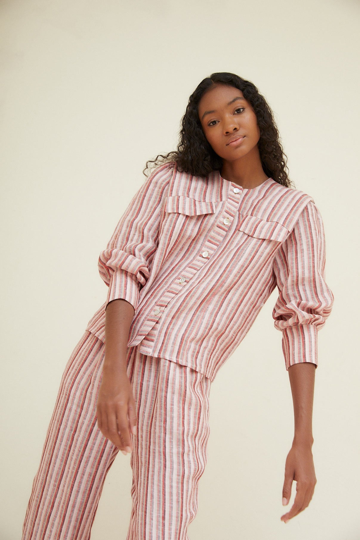 CABURGO TUNISIA RED BLOUSE