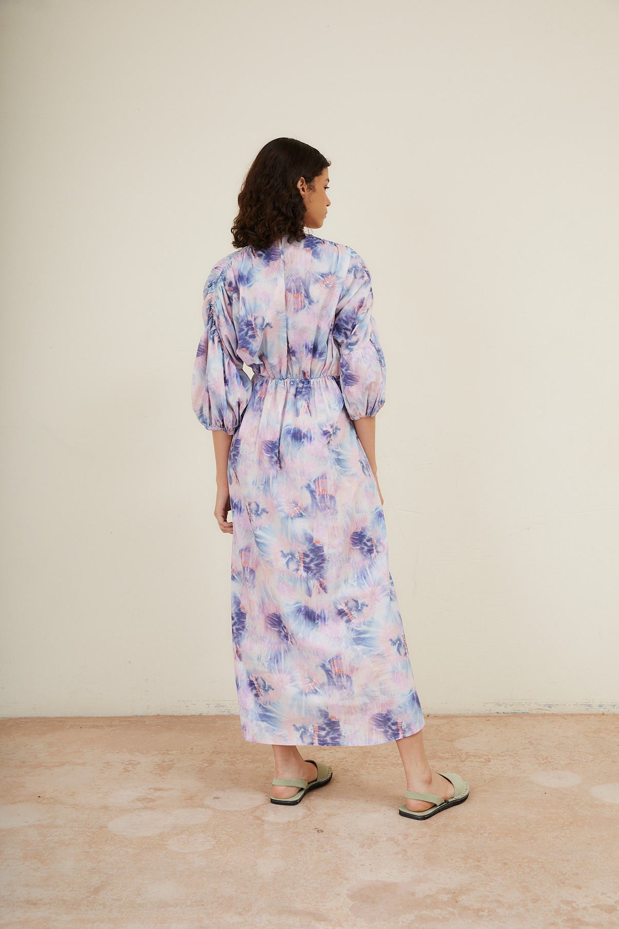 PATY CLOUDS BLUE DRESS