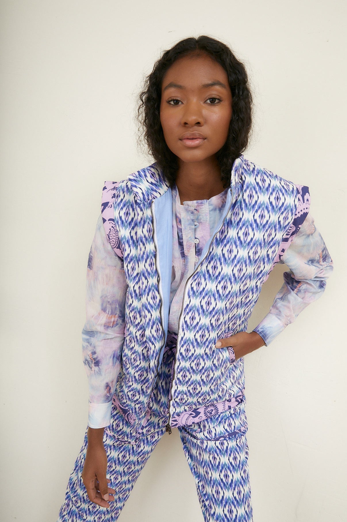BLUE SEA IKAT VEST