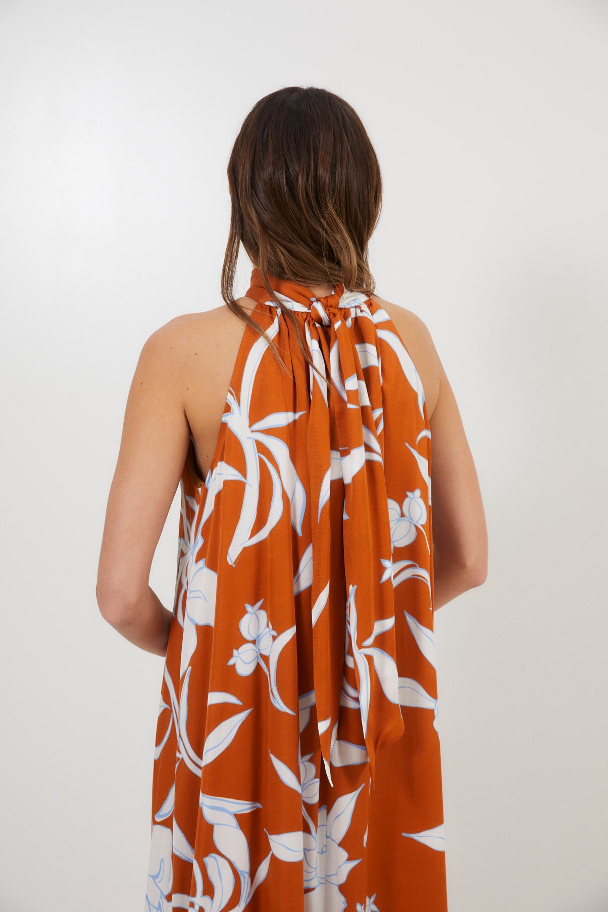 GERA PALERMO CARAMEL DRESS