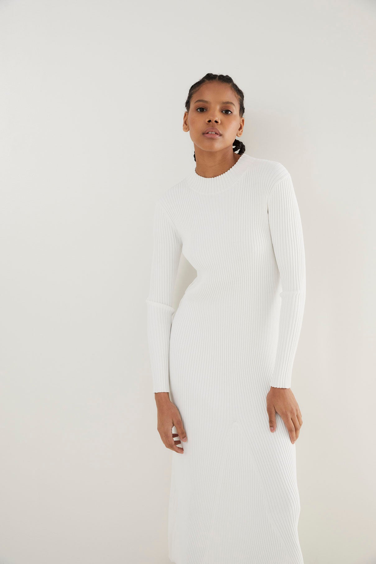 ALEJANDRA RAW KNIT DRESS