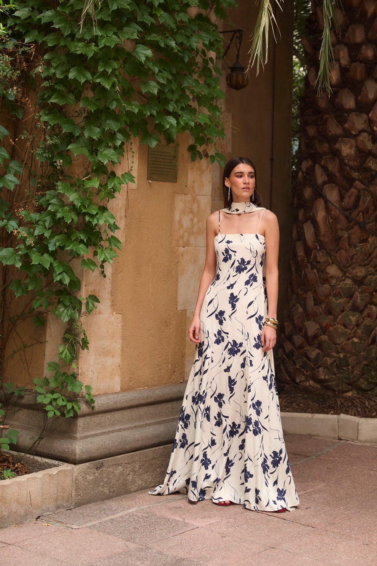 CORINTHIA DRESS ORCHID NAVY