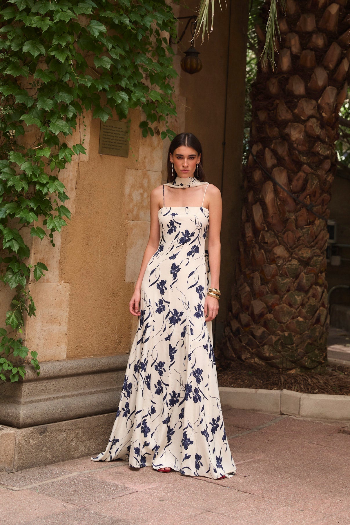 CORINTHIA DRESS ORCHID NAVY