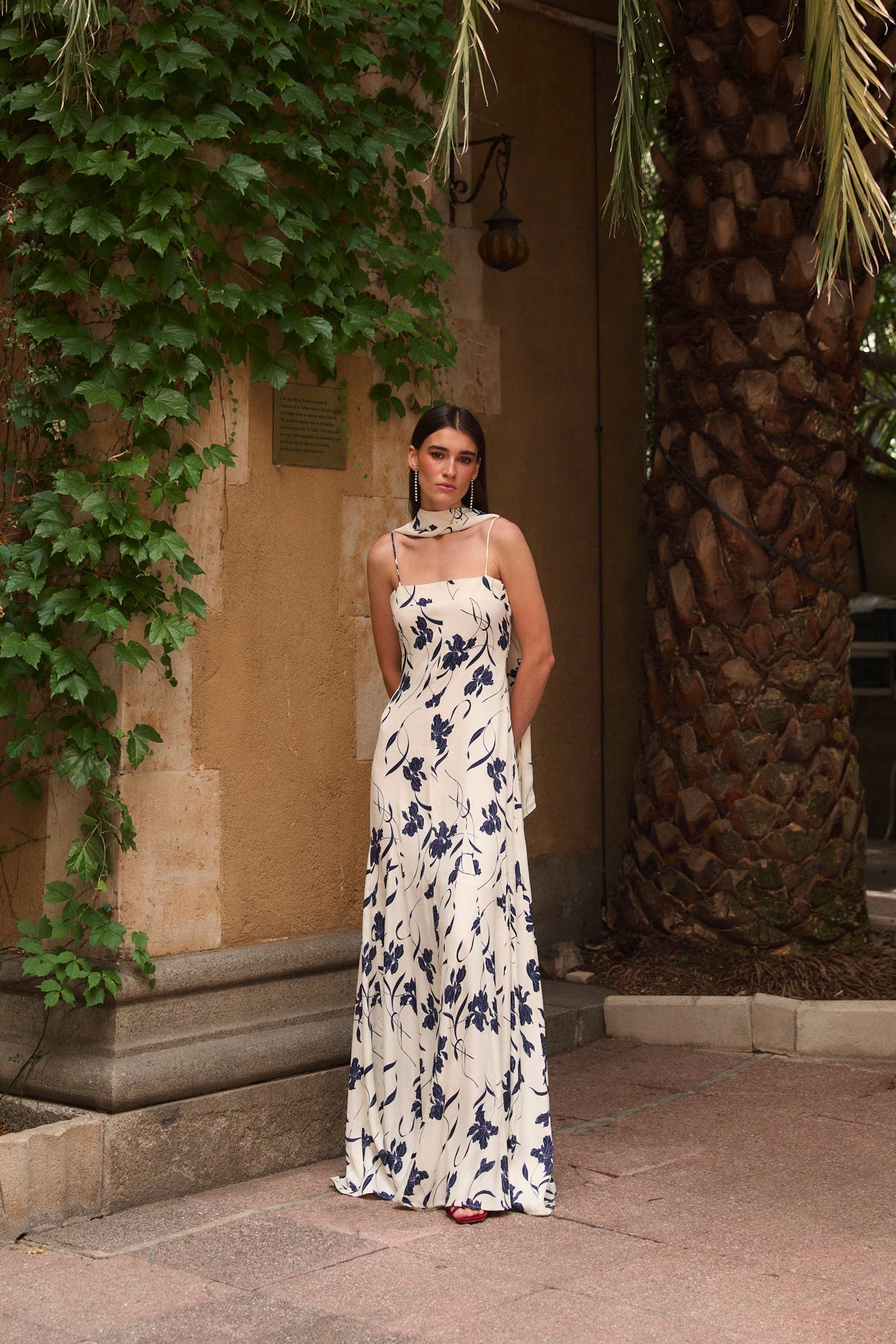 CORINTHIA DRESS ORCHID NAVY