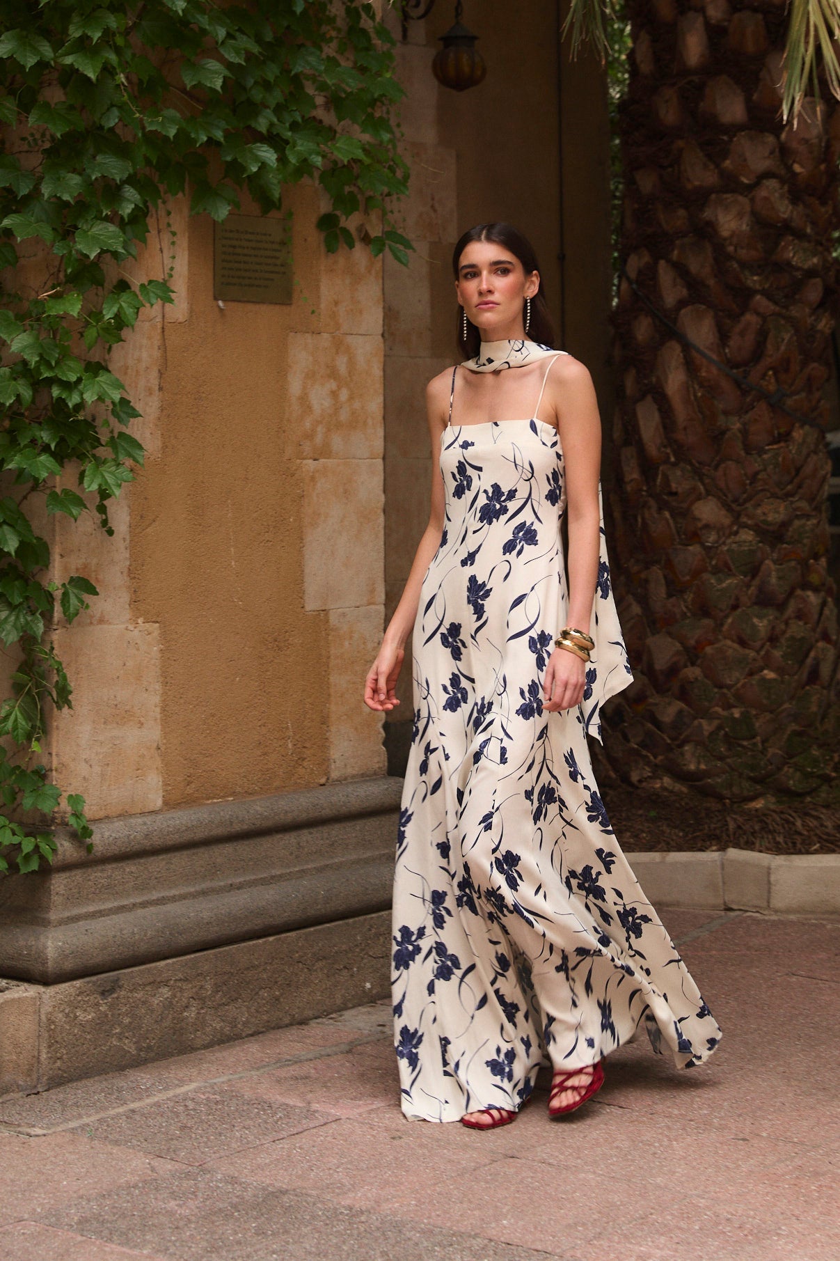 CORINTHIA DRESS ORCHID NAVY