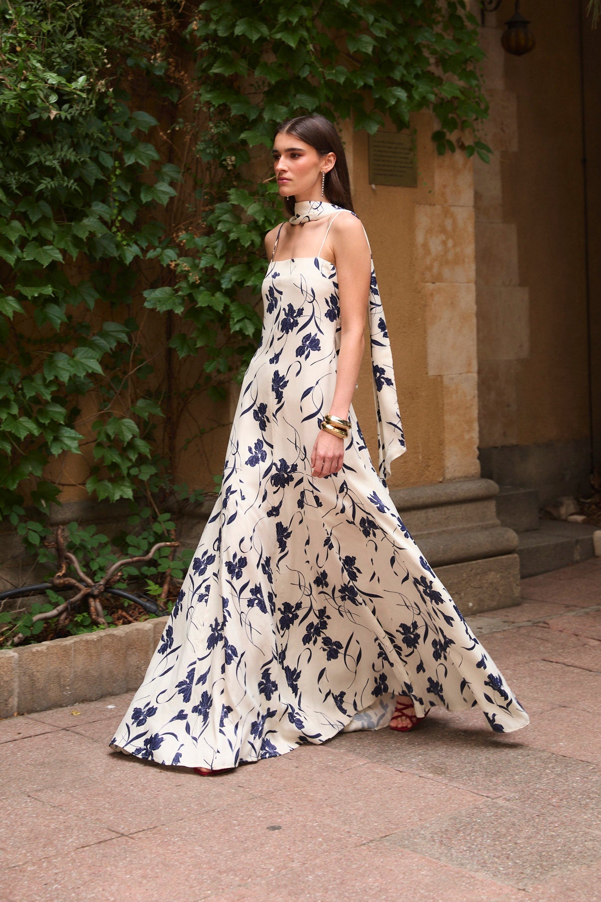 CORINTHIA DRESS ORCHID NAVY