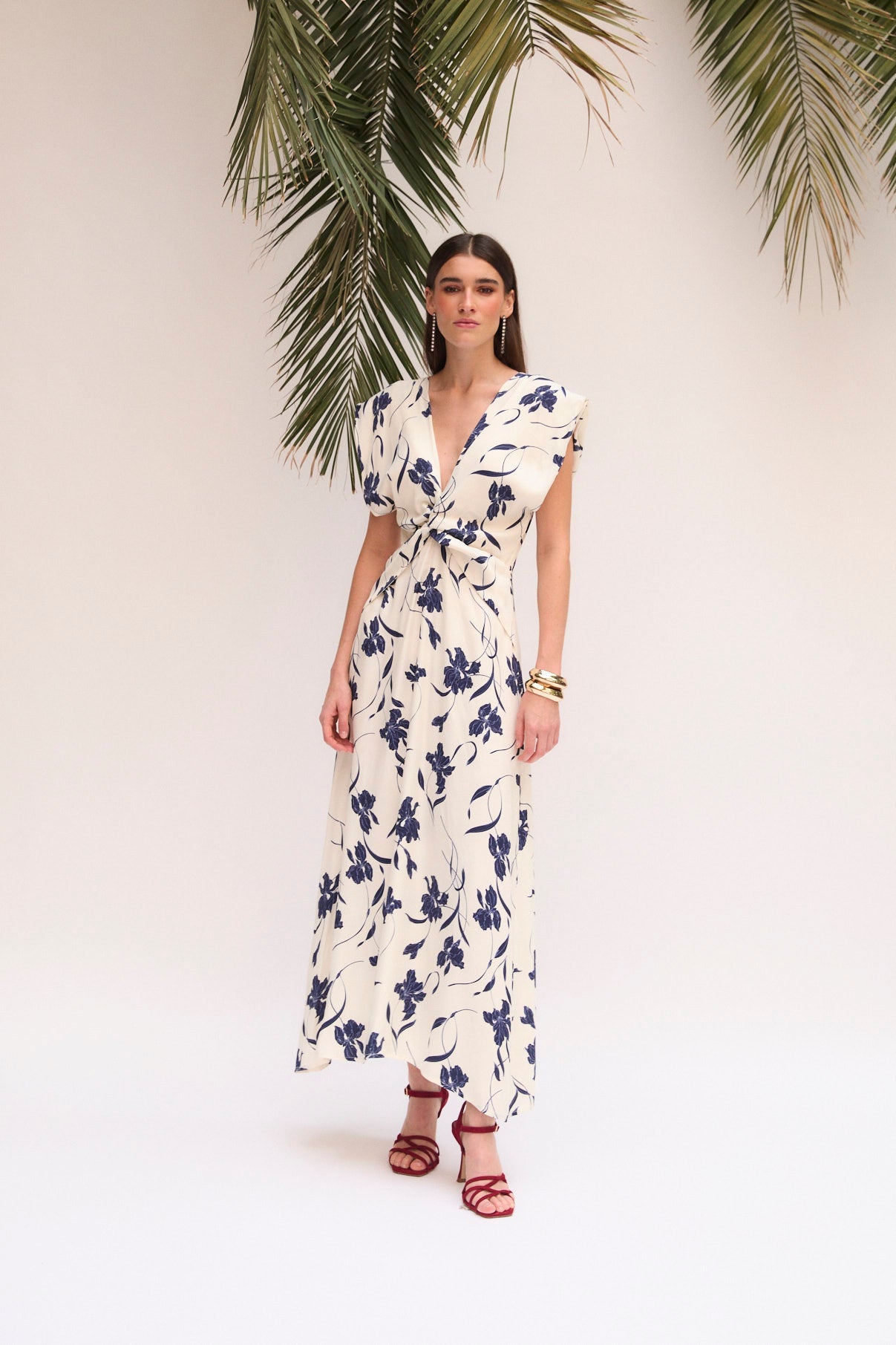 ASH ORCHID NAVY DRESS