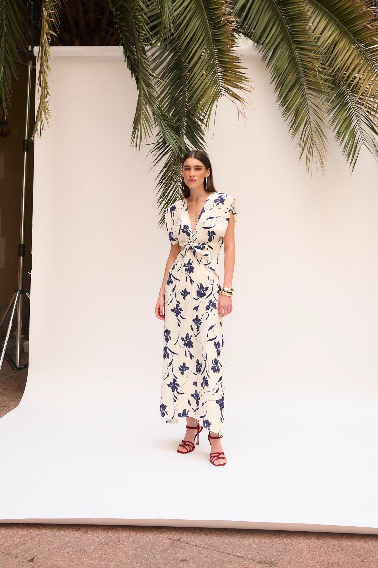 ASH ORCHID NAVY DRESS