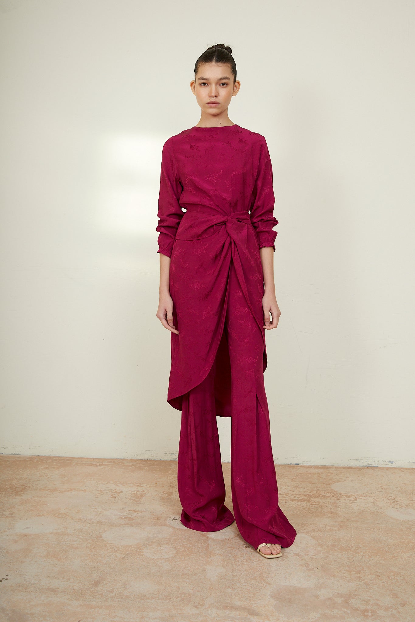 CAMILA TUNIC PLUM FLOWER